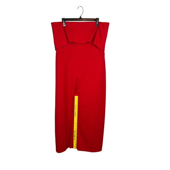 Dorothy Perkins Plus Size Red, Strapless, Cropped Jumpsuit, Plus Size 16 - Picture 8 of 12
